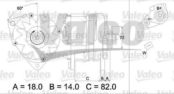 Valeo 436303 - Alternateur cwaw.fr