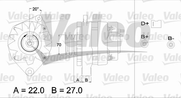 Valeo 436307 - Alternateur cwaw.fr