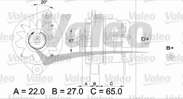 Valeo 436316 - Alternateur cwaw.fr