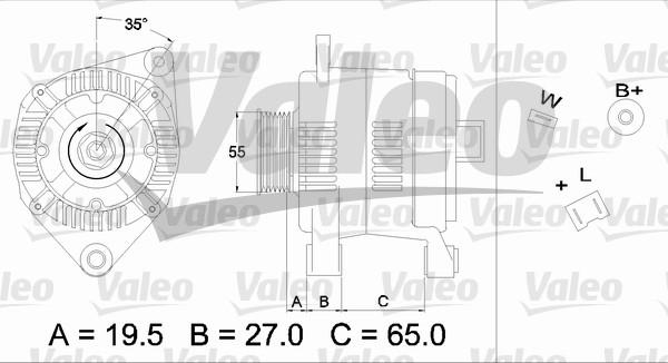 Valeo 436384 - Alternateur cwaw.fr