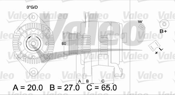 Valeo 436382 - Alternateur cwaw.fr