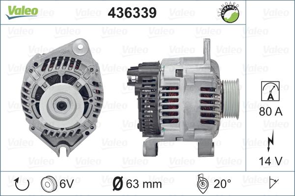 Valeo 436339 - Alternateur cwaw.fr