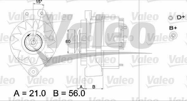 Valeo 436296 - Alternateur cwaw.fr