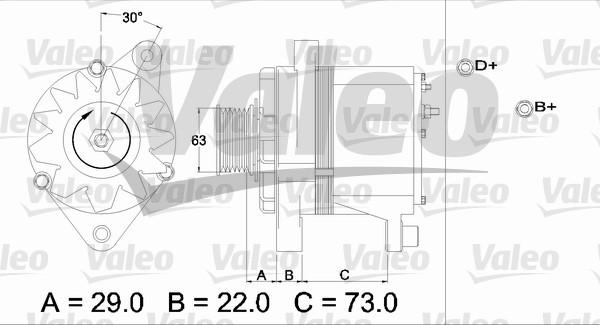 Valeo 436244 - Alternateur cwaw.fr