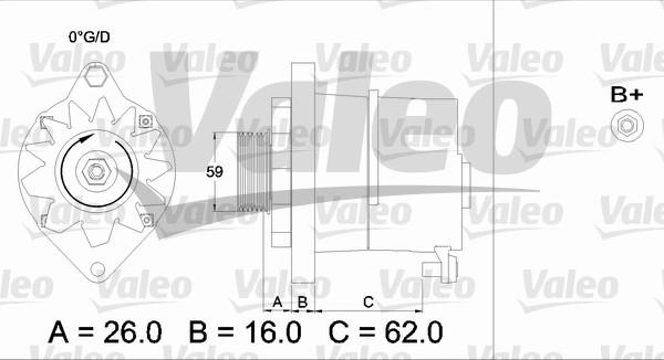 Valeo 436243 - Alternateur cwaw.fr