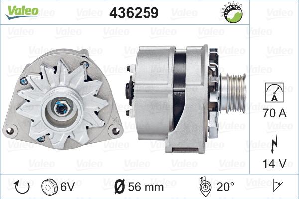 Valeo 436259 - Alternateur cwaw.fr