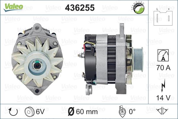 Valeo 436255 - Alternateur cwaw.fr