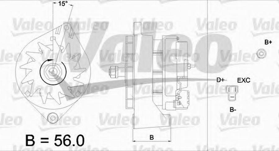 Valeo 436268 - Alternateur cwaw.fr