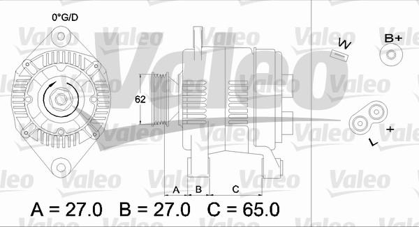 Valeo 436280 - Alternateur cwaw.fr