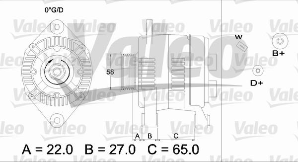 Valeo 436275 - Alternateur cwaw.fr