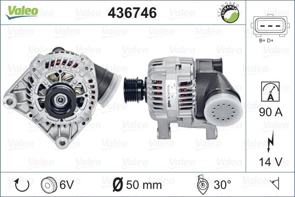 Valeo 436746 - Alternateur cwaw.fr