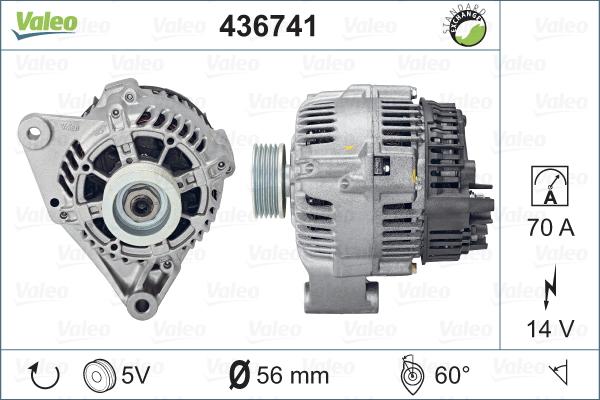 Valeo 436741 - Alternateur cwaw.fr