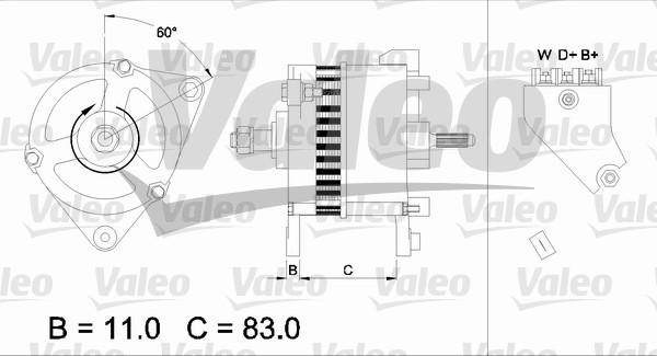 Valeo 436755 - Alternateur cwaw.fr