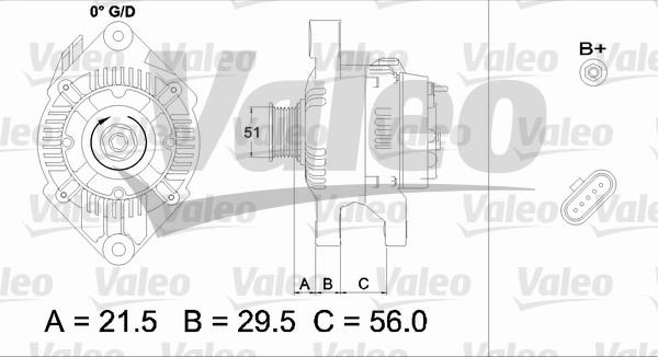 Valeo 436752 - Alternateur cwaw.fr