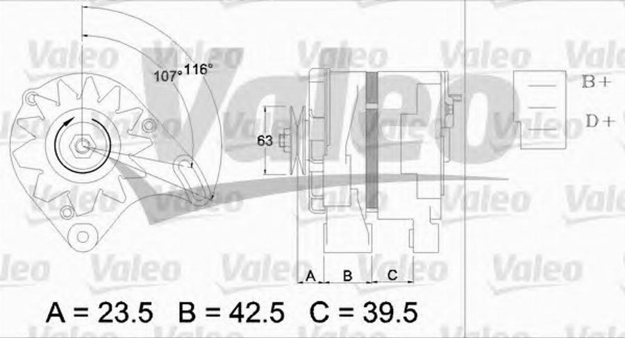 Valeo 436704 - Alternateur cwaw.fr