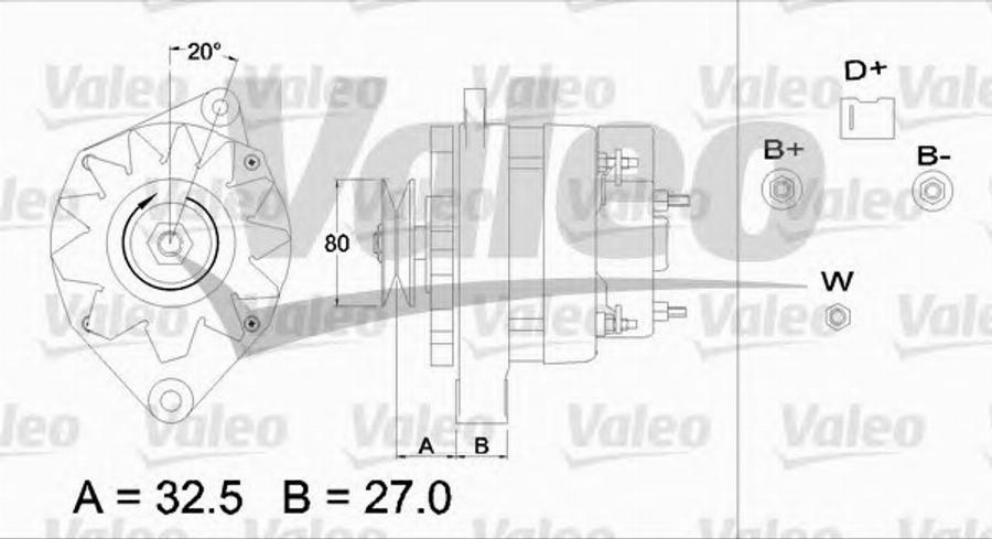 Valeo 436708 - Alternateur cwaw.fr