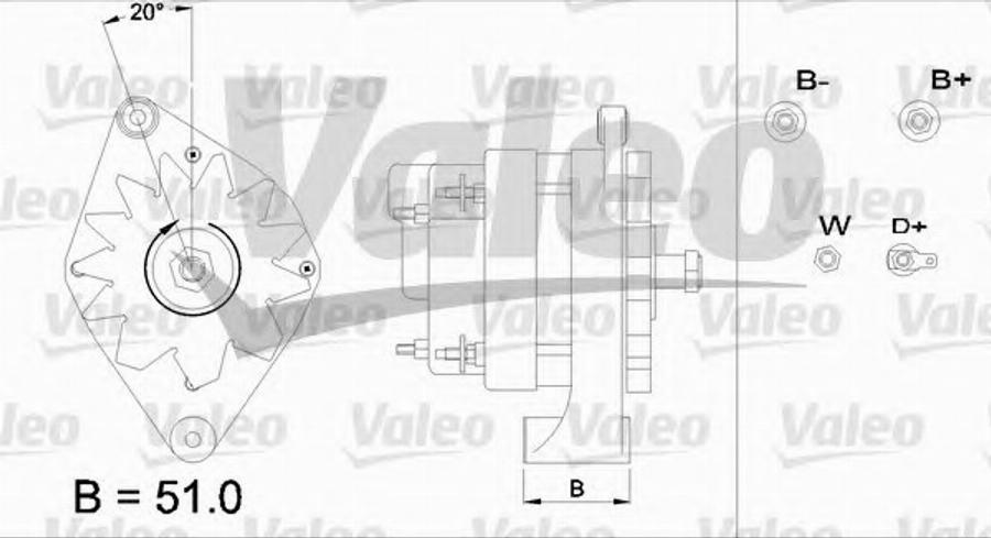 Valeo 436703 - Alternateur cwaw.fr