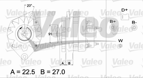 Valeo 436711 - Alternateur cwaw.fr