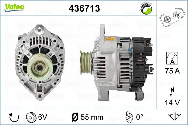 Valeo 436713 - Alternateur cwaw.fr