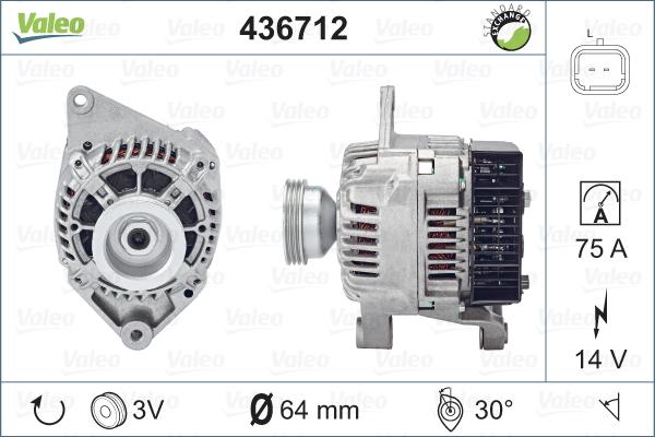 Valeo 436712 - Alternateur cwaw.fr