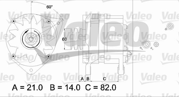 Valeo 436786 - Alternateur cwaw.fr