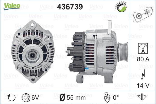 Valeo 436739 - Alternateur cwaw.fr