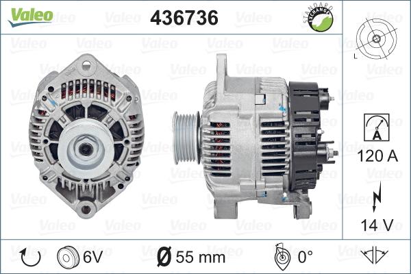 Valeo 436736 - Alternateur cwaw.fr