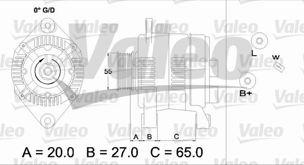 Valeo 436733 - Alternateur cwaw.fr