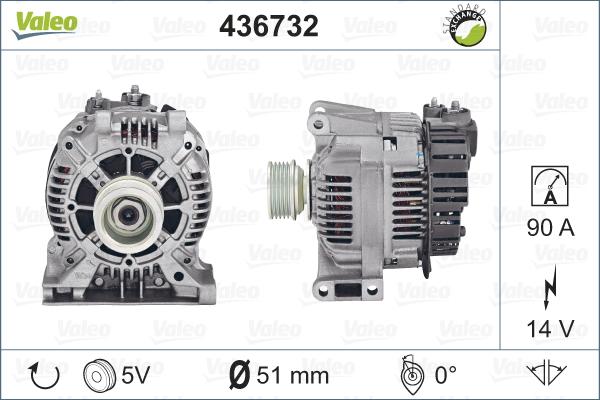 Valeo 436732 - Alternateur cwaw.fr