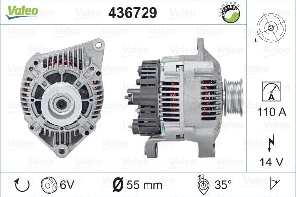 Valeo 436729 - Alternateur cwaw.fr