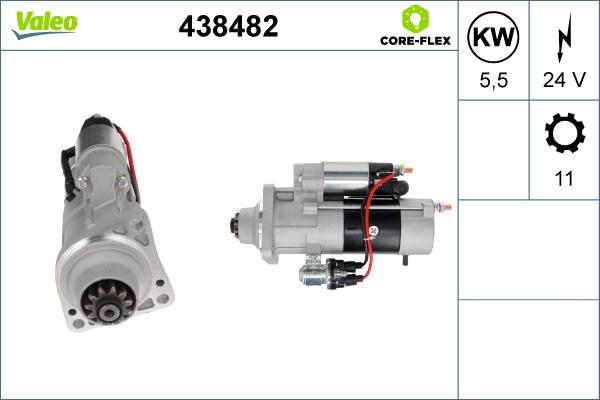 Valeo 438482 - Démarreur cwaw.fr