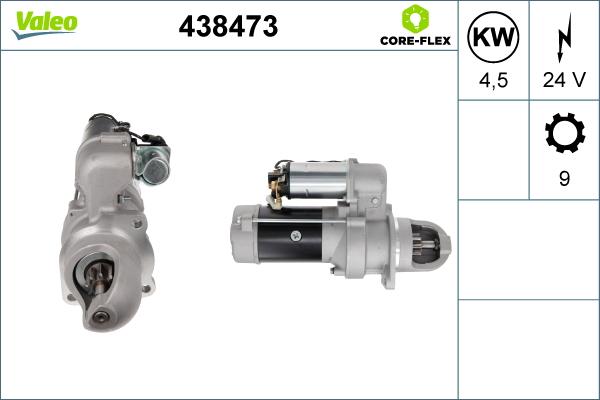 Valeo 438473 - Démarreur cwaw.fr