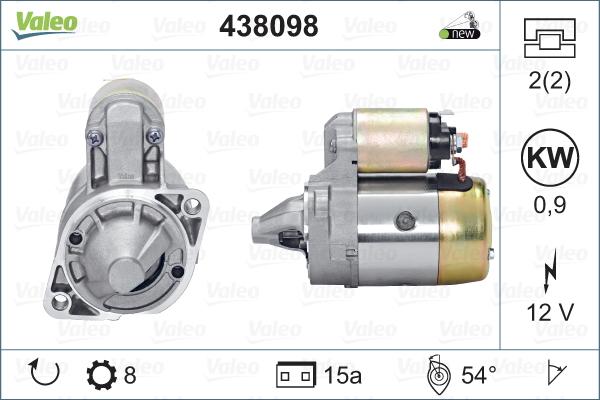 Valeo 438098 - Démarreur cwaw.fr