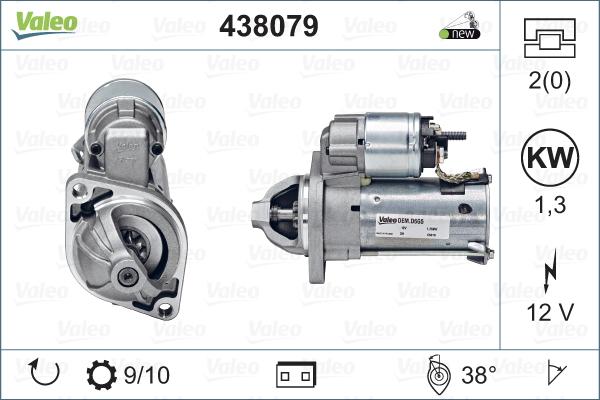 Valeo 438079 - Démarreur cwaw.fr