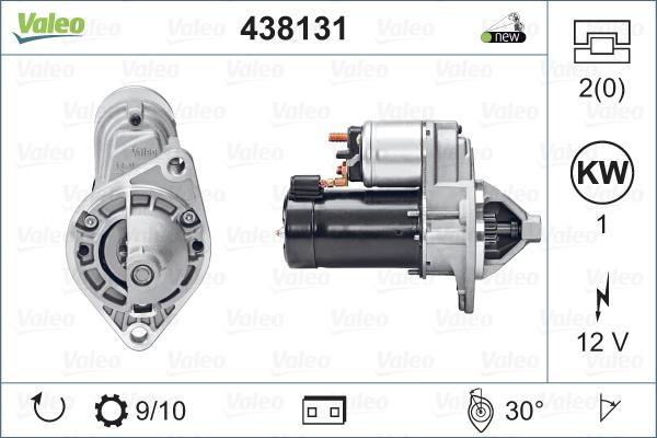 Valeo 438131 - Démarreur cwaw.fr