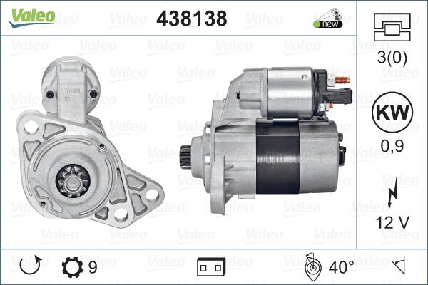 Valeo 438138 - Démarreur cwaw.fr