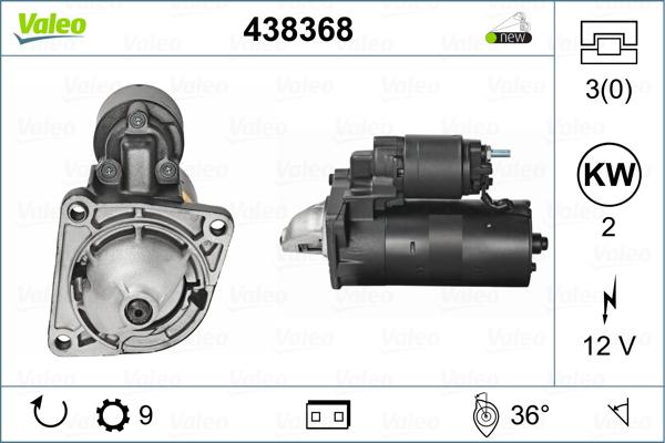 Valeo 438368 - Démarreur cwaw.fr