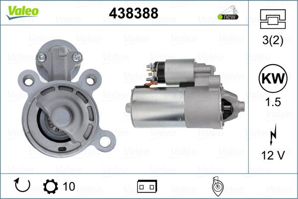 Valeo 438388 - Démarreur cwaw.fr