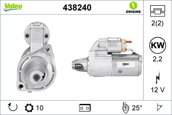 Valeo 438240 - Démarreur cwaw.fr