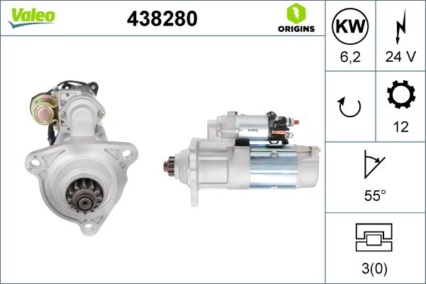 Valeo 438280 - Démarreur cwaw.fr