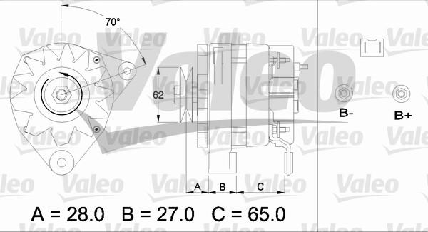 Valeo 433446 - Alternateur cwaw.fr