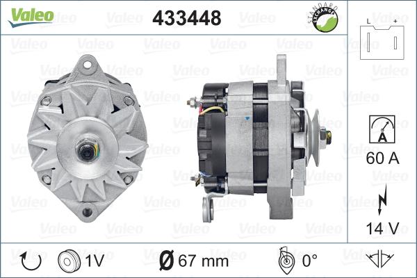 Valeo 433448 - Alternateur cwaw.fr