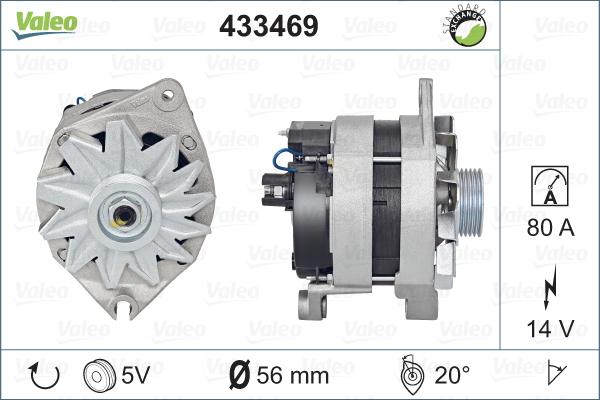 Valeo 433469 - Alternateur cwaw.fr