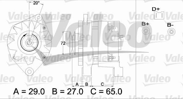 Valeo 433464 - Alternateur cwaw.fr