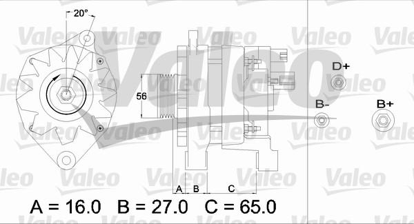 Valeo 433468 - Alternateur cwaw.fr