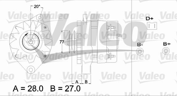 Valeo 433407 - Alternateur cwaw.fr