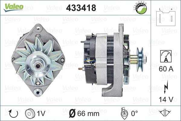 Valeo 433418 - Alternateur cwaw.fr