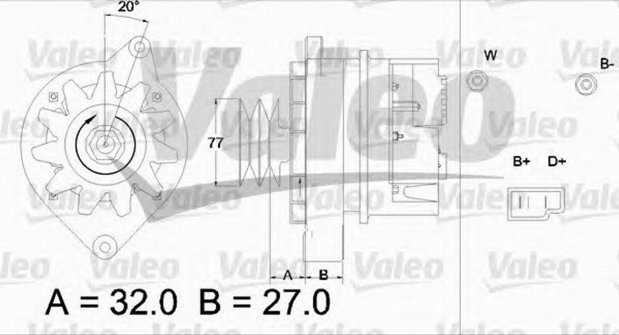 Valeo 433473 - Alternateur cwaw.fr