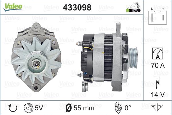 Valeo 433098 - Alternateur cwaw.fr