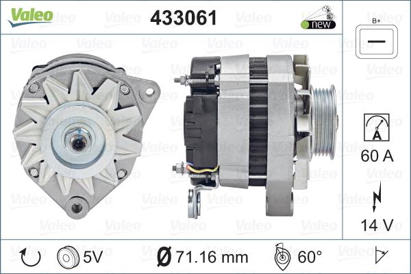 Valeo 433061 - Alternateur cwaw.fr